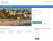 Tablet Screenshot of peterpitts.com